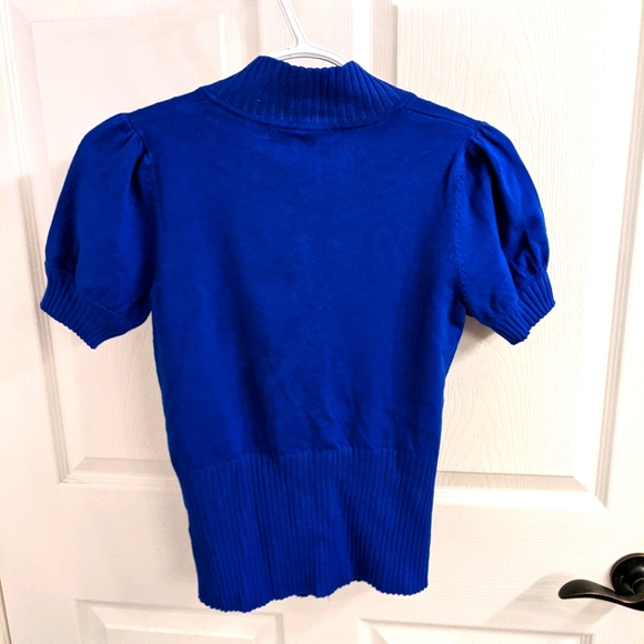 3 for $15 Blue sequinned cardigan - Picture 3 of 4